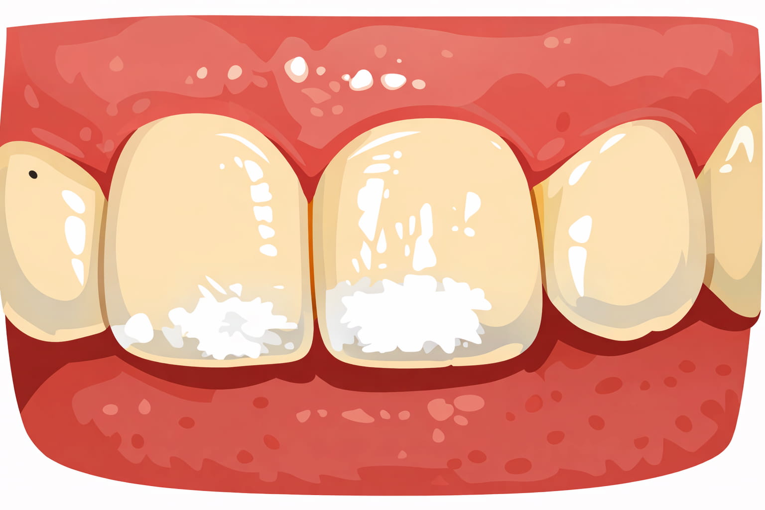 Manchas blancas en los dientes